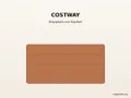 COSTWAY Klappbett 90x200 cm mit gepolstertem Kopfteil und Memory-Schaum-Matratze